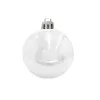 EUROPALMS set sfere decorative 7 cm, bianco, 6 pezzi (83501254)
