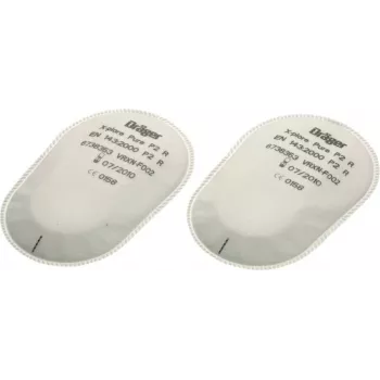 Dräger X-plore Pad P3 R filtro antiparticolato a baionetta con custodia, confezione da 2 6738011