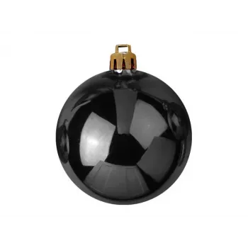 EUROPALMS set sfere decorative 10 cm, nero, 4 pezzi 83501263