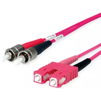 Telegärtner cavo patch in fibra ottica OM4 ST su SC, 50/125 µm multimodale, 2 m, acqua L00891A0079