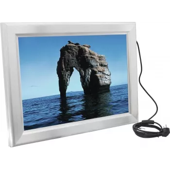 EUROPALMS A2 cornice pubblicitaria illuminata, alluminio, argento 83331751