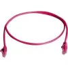 TELEGÄRTNER 100008898 cavo patch CAT 6 RJ45, 7,5 m, rosso, LSZH, U/UTP, ignifugo