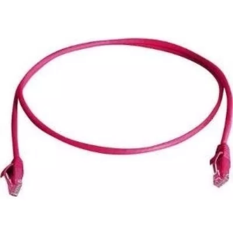TELEGÄRTNER 100008898 cavo patch CAT 6 RJ45, 7,5 m, rosso, LSZH, U/UTP, ignifugo