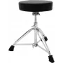DIMAVERY DT-80 drum throne, sedile rotondo, regolabile in altezza 480-600 mm, treppiede a doppio rinforzo, nero 26031100