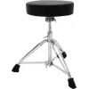 DIMAVERY DT-80 drum throne, sedile rotondo, regolabile in altezza 480-600 mm, treppiede a doppio rinforzo, nero 26031100