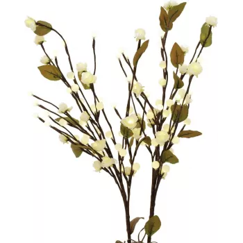 EUROPALMS Arco di camelie con LED, bianco, 50 cm 83330310