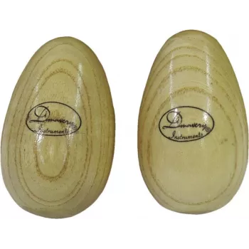 Dimavery Egg Shaker in legno, 2 pz., naturale 26055335