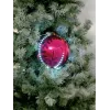 EUROPALMS Palla di neve LED 8 cm, rosa, confezione da 5 (83501238)