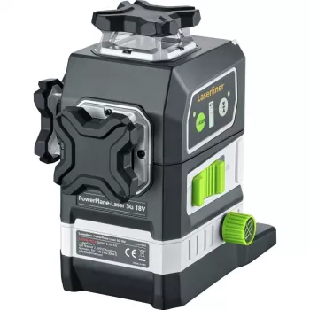 Laserliner PowerPlane-Laser 3G Multi-18V Green 3 x 360° livellatore laser (unità base) 036.380L