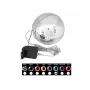 EUROPALMS palla di neve LED 15cm, Ice Blue 83501241