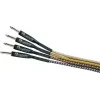 DIMAVERY cavo per strumenti 3m nero/argento connettori jack TS nichelati 26300051