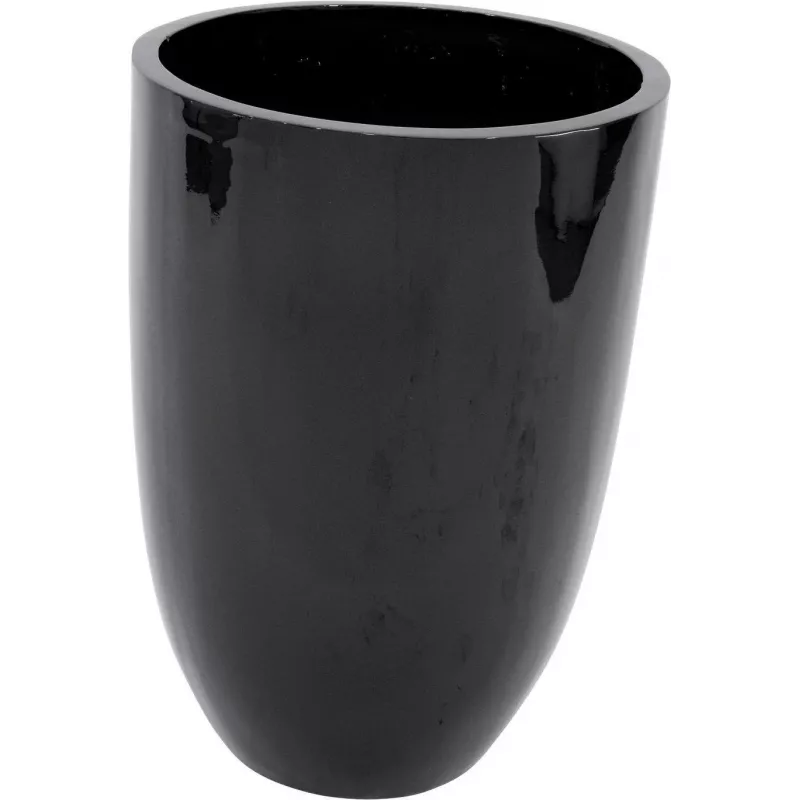 Europalms LEICHTSIN CUP-69 vaso per piante, nero, lucido (83011819)
