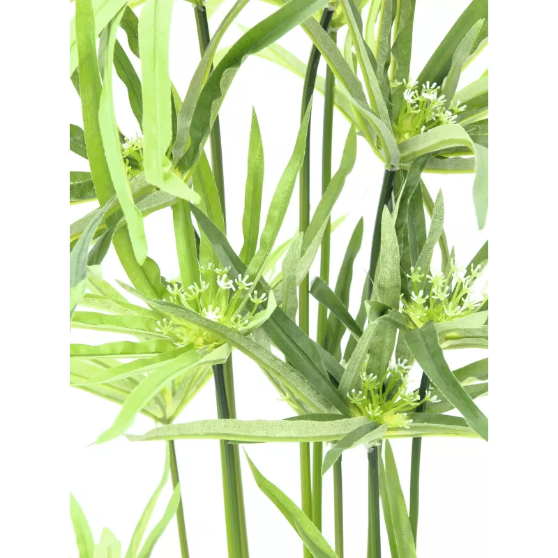 EUROPALMS Cipro erba artificiale, 76 cm, in vaso nero 82600138