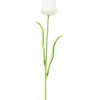 EUROPALMS Crystal Tulip fiore artificiale, bianco, 61 cm, confezione da 12 (82600204)