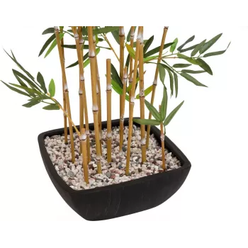 EUROPALMS bambù artificiale in ciotola decorativa, 150 cm 82509262