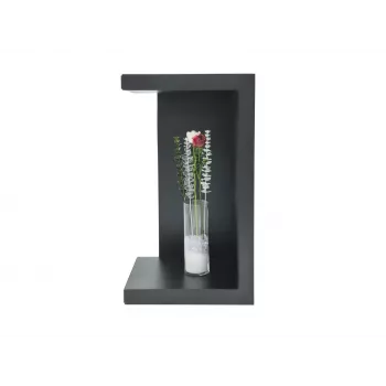 EUROPALMS Crystal Rose fiore artificiale, trasparente, 81 cm, confezione da 12 pezzi vantaggiosa 82600210