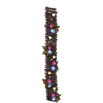 EUROPALMS ghirlanda di rose con LED, 120 cm, bianco 83330320