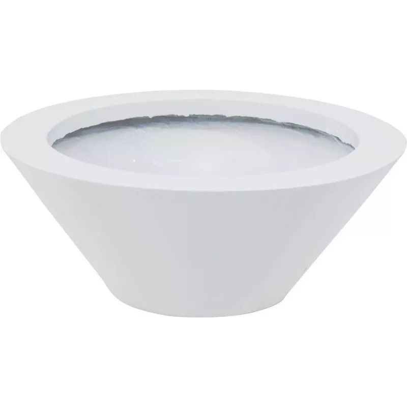 EUROPALMS Leichtsinn Bowl-15 ciotola decorativa, bianco, lucido 83011822