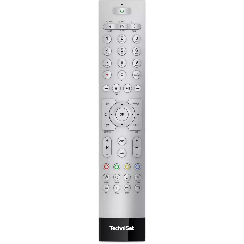 TechniSat TechniControl II ALU argento telecomando universale (FB Code TV) 0002/3859