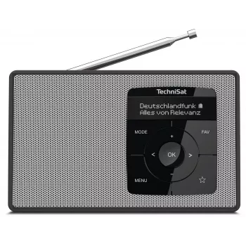 TechniSat DIGITRADIO 2 DAB+ FM Bluetooth radiosveglia nero/bianco 0002/3910