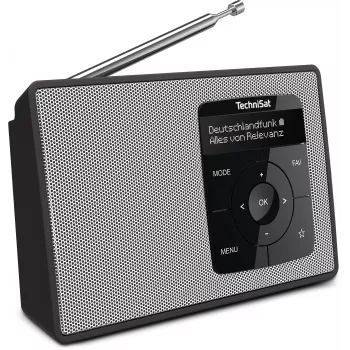 TechniSat DIGITRADIO 2 DAB+ FM Bluetooth radiosveglia nero/bianco 0002/3910