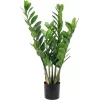 EUROPALMS Zamifolia pianta ZZ artificiale, 70 cm, vaso nero 82600153