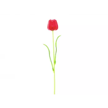 EUROPALMS Kristalltulpe tulipano artificiale, rosso, 61cm, confezione da 12 82600205