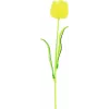 EUROPALMS Crystal Tulip fiore artificiale, giallo, 61 cm, confezione da 12 82600207