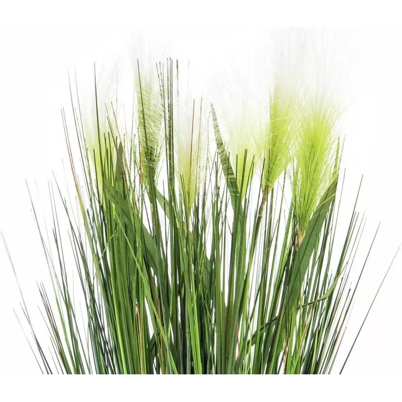 EUROPALMS erba piuma pianta artificiale, bianco, 60cm 82505864