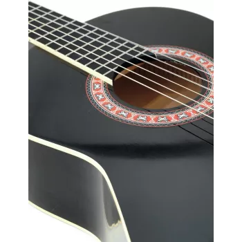 DIMAVERY AC-303 chitarra classica, nero (26241006)