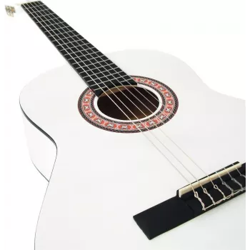 DIMAVERY AC-303 chitarra classica, bianco (26241008)