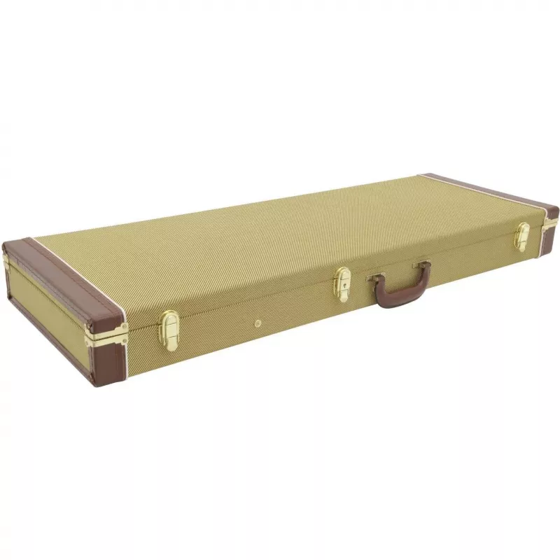 Dimavery custodia in legno per chitarre elettriche, tweed 26341036