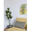 EUROPALMS Pianta di papiro artificiale, 150 cm, verde, in vaso nero 82600223