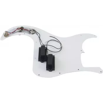 DIMAVERY Pickguard per modelli basso elettrico PB, 3 strati nero 26300210