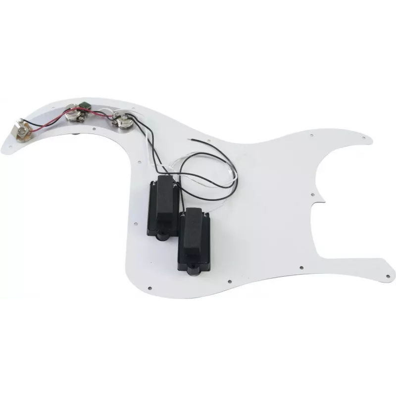 DIMAVERY Pickguard per modelli basso elettrico PB, 3 strati nero 26300210