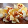 EUROPALMS Ramo di cymbidium artificiale, giallo, 90 cm 82530314