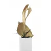 EUROPALMS Testa di foglia di palma essiccata, oro, 60 cm 83502362