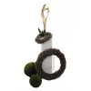 EUROPALMS Testa di foglia di palma essiccata, oro, 60 cm 83502362