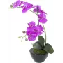 EUROPALMS Composizione floreale artificiale 4, Phalaenopsis bianche in vaso in ceramica, 60 cm 82530349