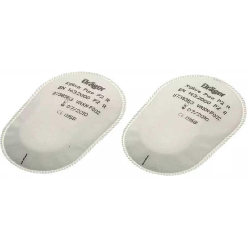 Dräger X-plore Pure P2 R filtro antiparticolato a baionetta (confezione da 2) 6738353