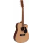 DIMAVERY DR-612 chitarra acustica western a 12 corde, naturale 26231281