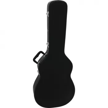 DIMAVERY custodia sagomata per chitarra western, nero (26341022)