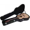 DIMAVERY custodia sagomata per chitarra western, nero (26341022)