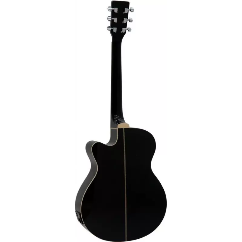 DIMAVERY AW-400 chitarra western, nero 26235089
