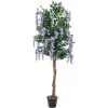 EUROPALMS albero di maggiociondolo artificiale (Laburnum), viola, 150cm 82507135