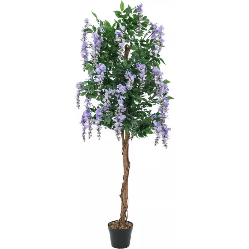 EUROPALMS albero di maggiociondolo artificiale (Laburnum), viola, 150cm 82507135