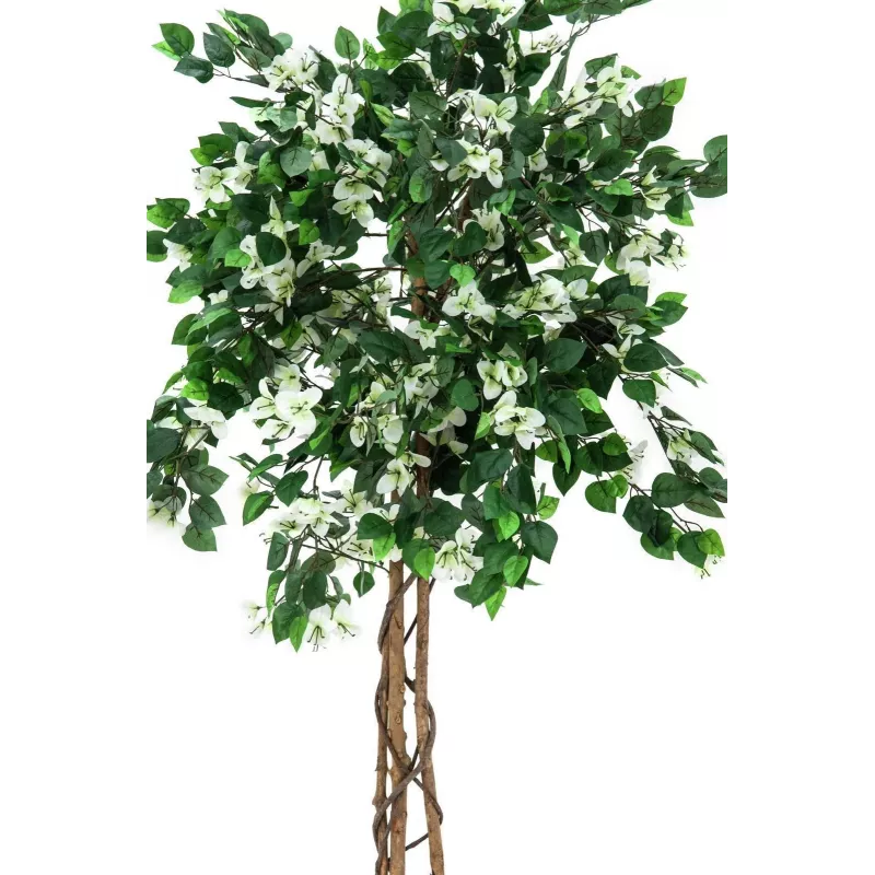 EUROPALMS Bougainvillea pianta artificiale, bianco, 150cm 82507085