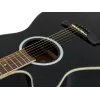 DIMAVERY AW-400 chitarra acustica dreadnought per mancini, nero 26235090
