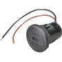 ProCar Power presa a incasso USB-C PD/QC 50W 12/24V DC, senza LED 67351990