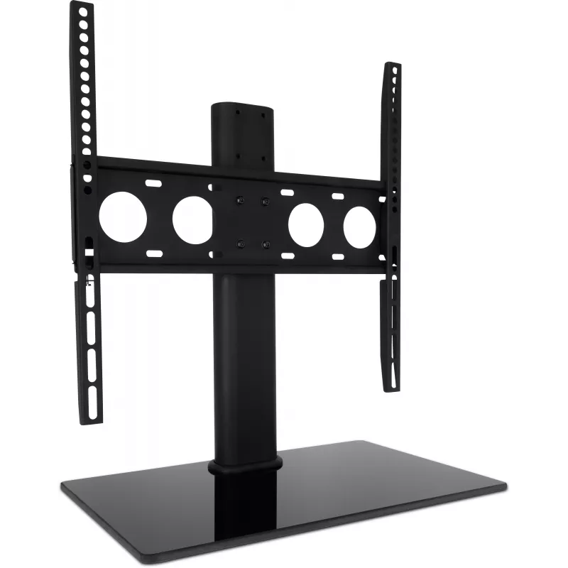 TechniSat TSAT supporto da tavolo universale per TV con base in vetro per televisori 32-55 pollici (2021/2787)